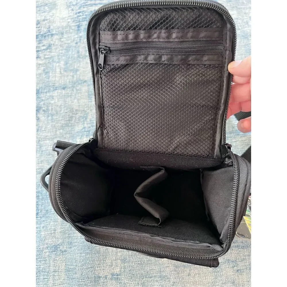 Courier Black Camera Case Bag w Removable Shoulder Strap